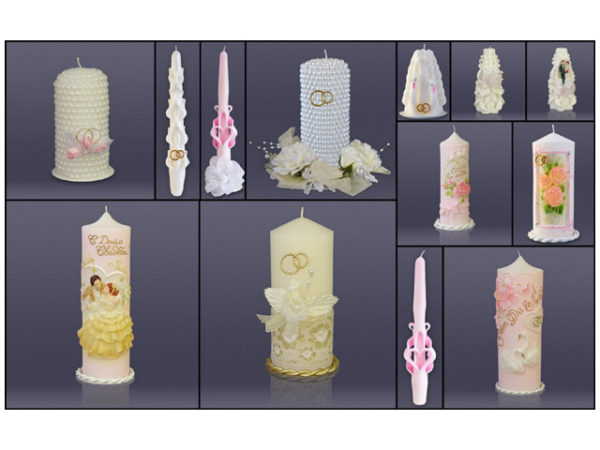 свадебные свечи 4